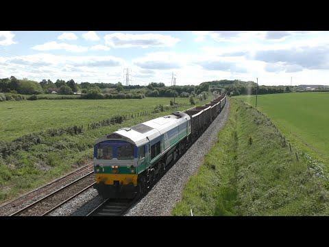 The class 59 locomotive all 15 at various locations 59001 - 59005  Part 1 of 3