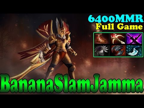 Dota 2 - BananaSlamJamma 6400 MMR Plays Legion Commander - Full Game - Ranked Match Gameplay!