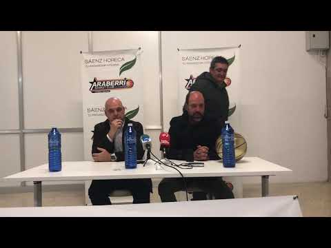 Presentación de Manuel Povea, nuevo primer entrenador del Sáenz Horeca Araberri