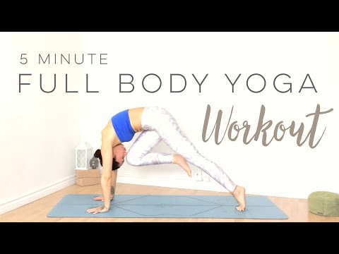 5 Minute Yoga WORKOUT For Toned Legs