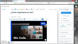 7.- Wix: blog