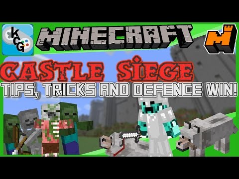 Minecraft: Mineplex castle siege Tips, tricks and defence win! -KingChris