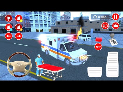 American Emergency Ambulance Simulator 2021 - Android Gameplay