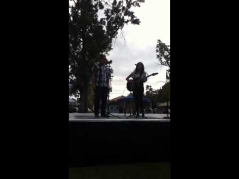 Ms. Natalie Nicole and Jake Budge performing Falling by The