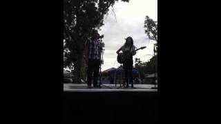 Ms. Natalie Nicole and Jake Budge performing Falling by The