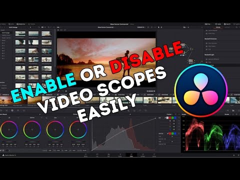 How to Enable or Disable Video Scopes in DaVinci Resolve 2025?