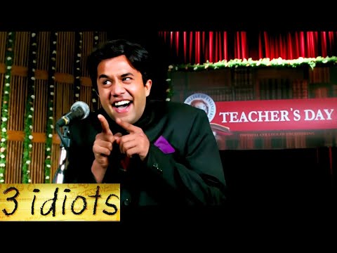 3 Idiots Most Funny Scenes | Chatur Funny Speech Scene | Aamir Khan, R Madhavan, Sharman Joshi
