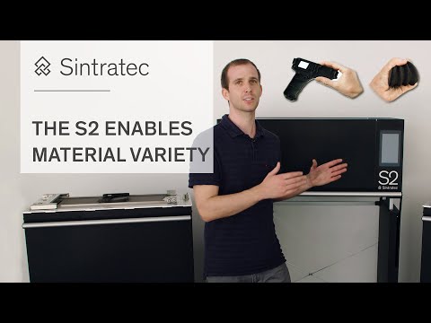 How material variety looks in the Sintratec S2 solution.