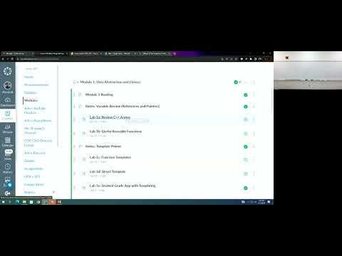 CSCI 002 Programming Methods Spring 2024 video 01b: canvas modules and more