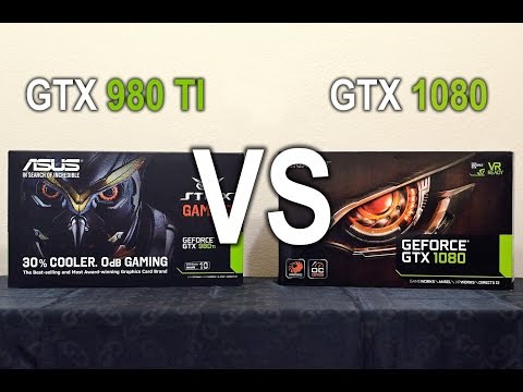 GIGABYTE GTX 1080 WF3 vs GTX 980 TI Strix (benchmarks + GTA V, 1080p) [EN] Video