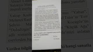 8. Sınıf T.C. İnkılap Tarihi ve Atatürkçülük 3.Ünite 7.Kazanım Yeni Nesil Soru