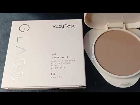 PÓ COMPACTO GLASS GPT10 RUBY ROSE 9G