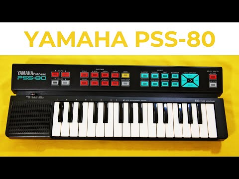 Yamaha PortaSound PSS-80 1989 - Black image 5