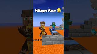Can villager complete this parkour🤔 #shorts