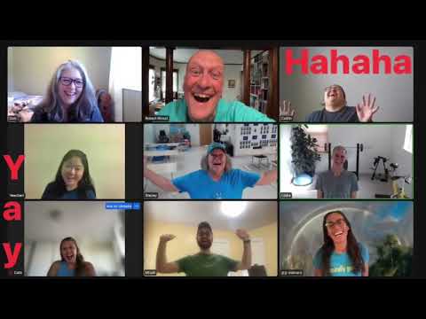 A Laugh ￼to Lift Your Spirits. 6 New Laughter Yoga Leaders! Robert Rivest Wellbeing Laughter CEO.