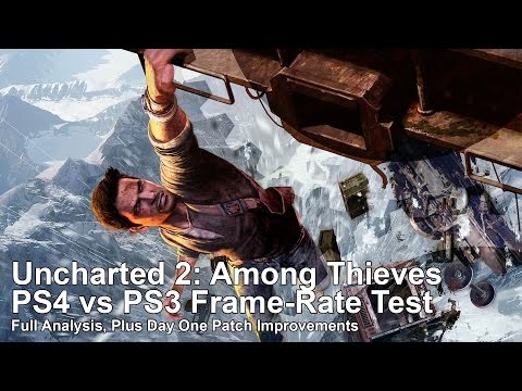Uncharted 2: Among Thieves PS4 vs PS3 Frame-Rate Test