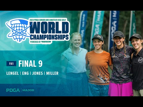 2023 PDGA Amateur and Jr Worlds | FA1 FINAL 9 Lead Card | Lengel, Eng, Jones, Miller