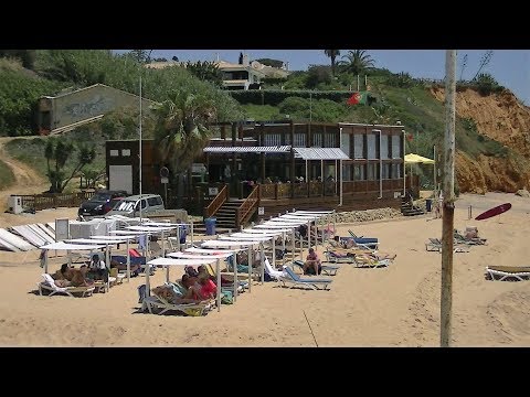 Praia Maria Luisa Albufeira  Portugal (HD)