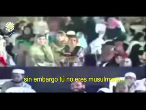 Mujer acepta el Islam y se hace musulmana en un debate pblico Zakir Naik Lectura Debates