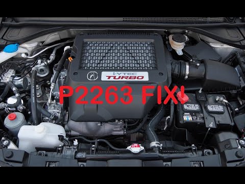 ACURA RDX TURBO P2263 REPAIR (Turbocharger/Supercharger Boost System Performance)
