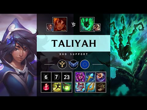 Taliyah Support vs Thresh - EUW Diamond Patch 25.07