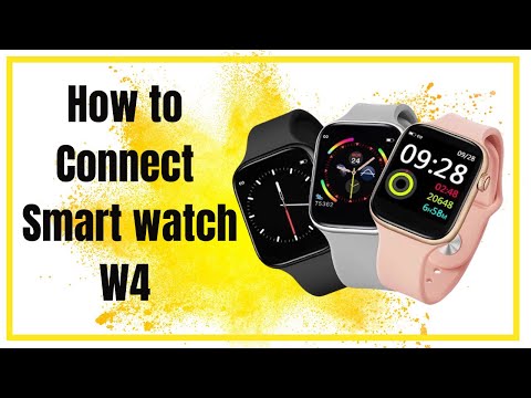 How to connect SmartWatch W4 in English|VLOG#26