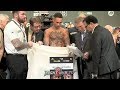 HIGH DRAMA! REGIS PROGRAIS ALMOST MISSES WEIGHT FOR JOSH TAYLOR CLASH-FULL PROGRAIS TAYLOR WEIGH IN