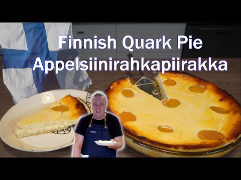 Finnish Quark Pie | Appelsiinirahkapiirakka