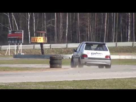 Paw Łukasz - Citroen Saxo - SuperOES 3 Runda Tor Kielce 22-03-2014