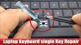 Laptop Keyboard key repair very easy way.