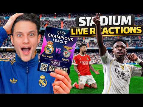 Vini puts Benfica in their place🔥 Real Madrid vs Benfica UCL Bernabéu Live Reactions & 4K Highlights