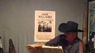 Wearin Out You&#39;re Walkin Shoes--Hank Williams--cover
