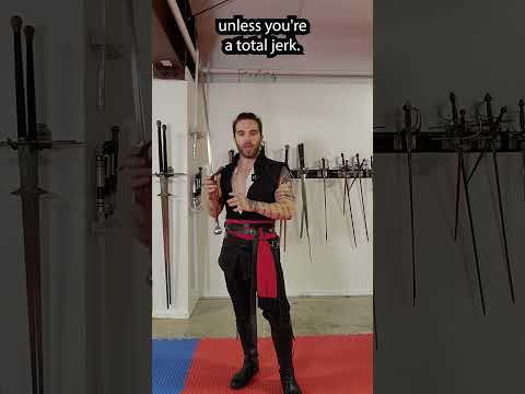 Sword Review: The Sigi King! A sword that TEACHES you?! #sword #HEMA #shorts