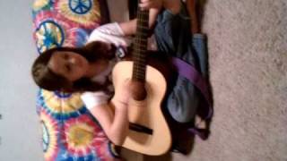 Allie Playing Tree of Life on Guitar