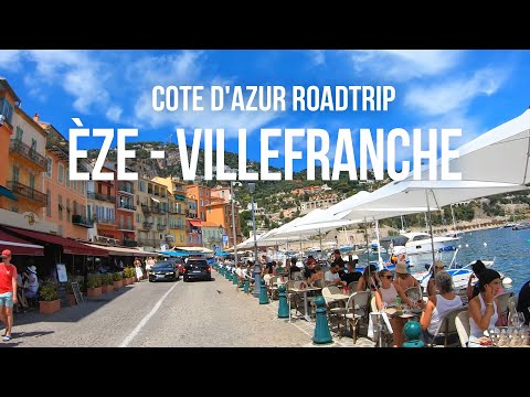 🌅🇫🇷 Mediterranean Magic: Èze to Villefranche by Road 🚘✨