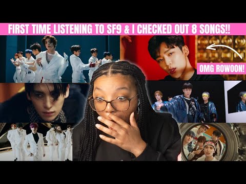 FIRST TIME LISTENING TO SF9!! GOOD GUY, NOW OR NEVER, TRAUMA, LOVE RACE, RPM, & MORE REACTION!