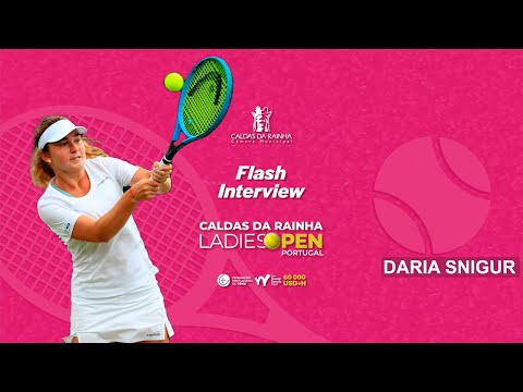 CALDAS DA RAINHA LADIES OPEN 2023 - Entrevista com Daria Snigur