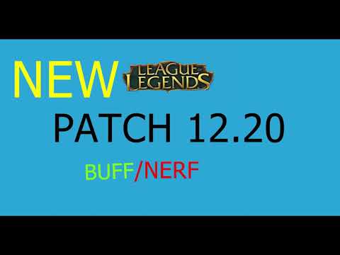 Next League of Legends patch 12.20