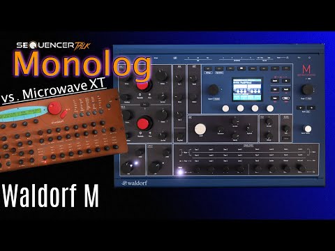 Waldorf M Synthesizer Monolog - Rundlauf & Fragestunde (vs. Microwave XT) Wavetables Galore!