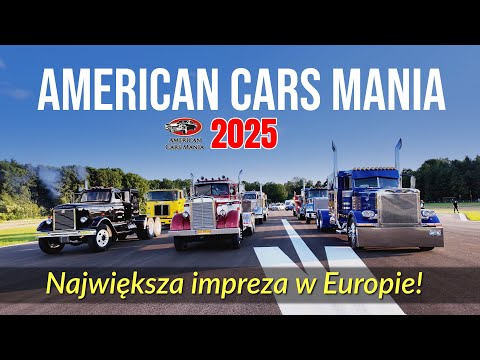 Największy Amerykański Festiwal w Europie American Cars Mania 2025 – Official Movie #cars #katowice