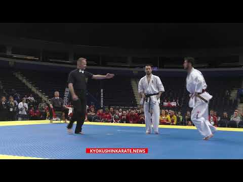 WKO EC 2019, 1/8 -75 Romeo Gablaia (Georgia, aka) - George Suciu (Romania)