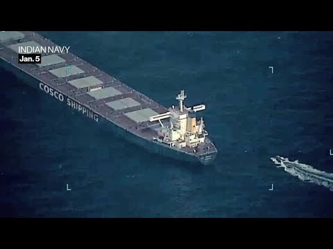 India's Navy Saves Hijacked Ship Off Somalia