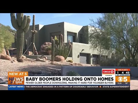 Contributing to difficulties for home buyers, the baby boomer generation is not selling