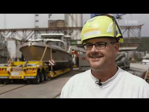 Mit 68 Tonnen durch die Nacht   Reportage Schwertransport