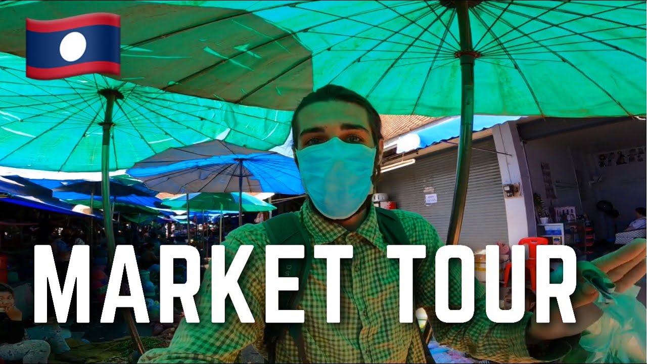 HUGE Cheap Market Tour in Luang Prabang |Travel Laos 2021|