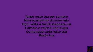 Elisa - Tua Per Sempre Lyrics e Testo