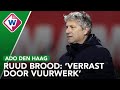 ADO-trainer Ruud Brood: 'Vuurwerk kwam als behoorlijke verrassing' - OMROEP WEST SPORT