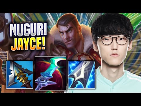 NUGURI INTENSE GAME WITH JAYCE! - DK Nuguri Plays Jayce TOP vs Sejuani! | Season 2022