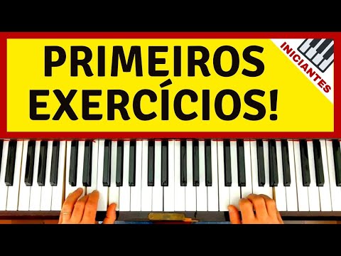 Aula de teclado para iniciantes | Técnica para os 05 dedos | Pratique todos os dias!