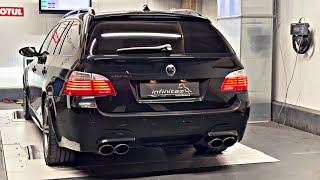 SUPERCHARGED BMW E61 M5 V10 TOURING  (700hp) - pure SOUND
